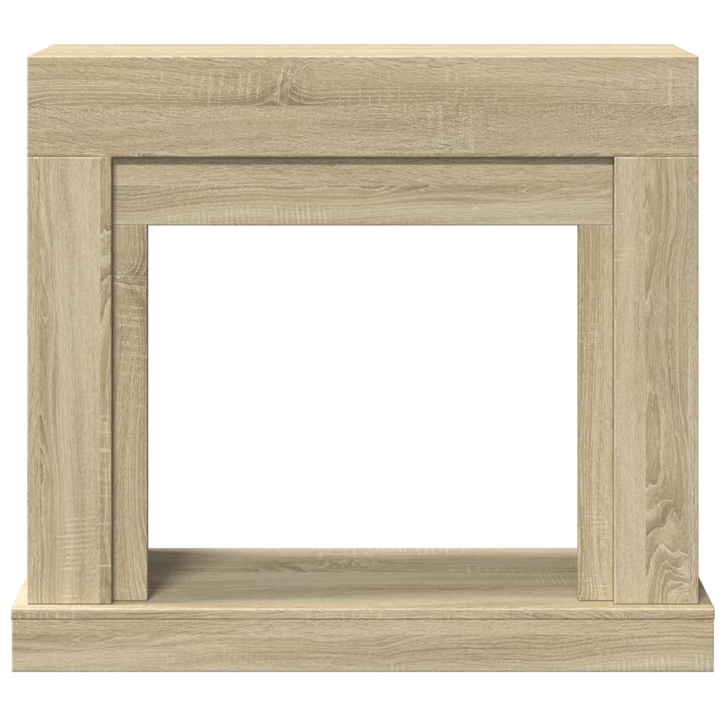 Kaminumrandung Sonoma-Eiche 100x30x87,5 cm Holzwerkstoff