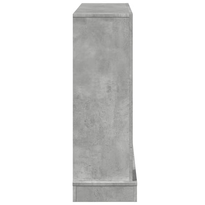 Kaminumrandung Betongrau 100x30x87,5 cm Holzwerkstoff
