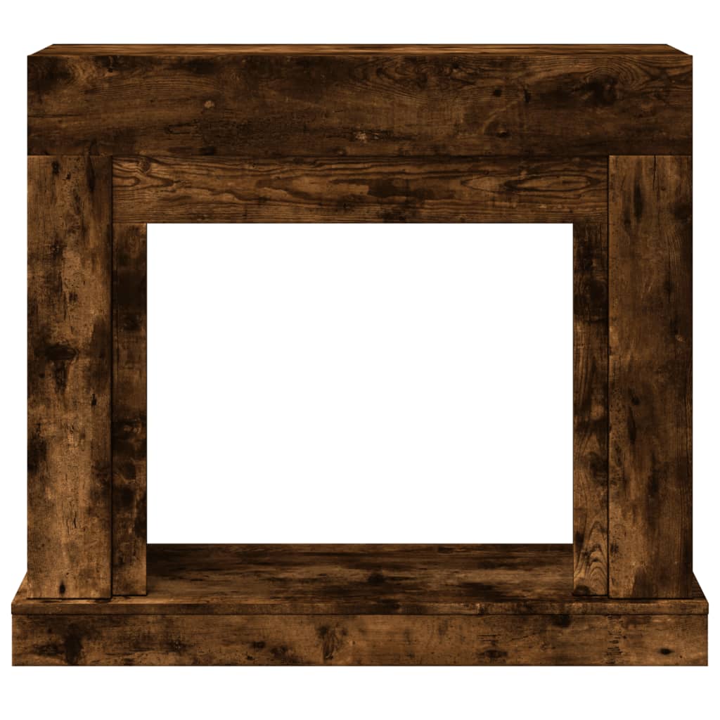 Kaminumrandung Räuchereiche 100x30x87,5 cm Holzwerkstoff