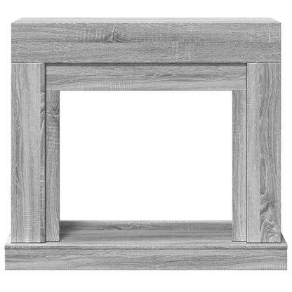 Kaminumrandung Grau Sonoma 100x30x87,5 cm Holzwerkstoff