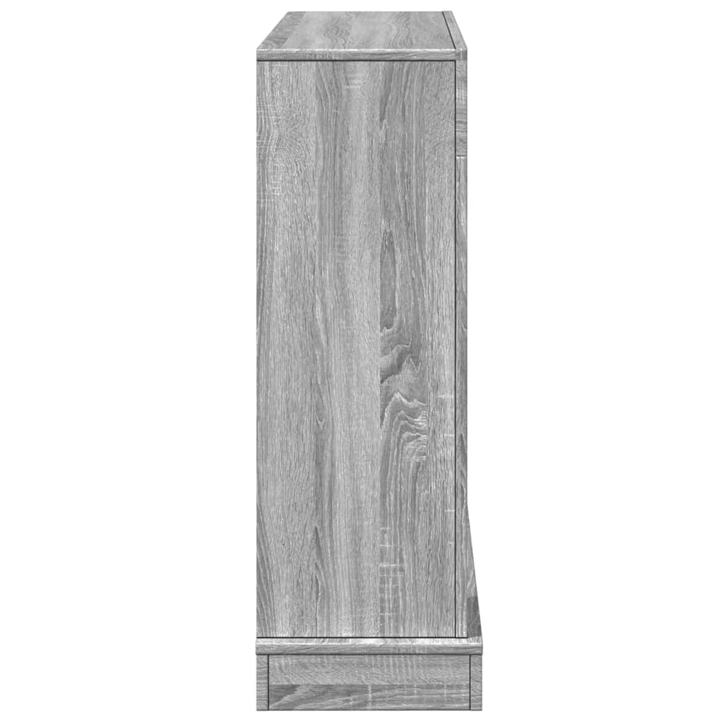 Kaminumrandung Grau Sonoma 100x30x87,5 cm Holzwerkstoff