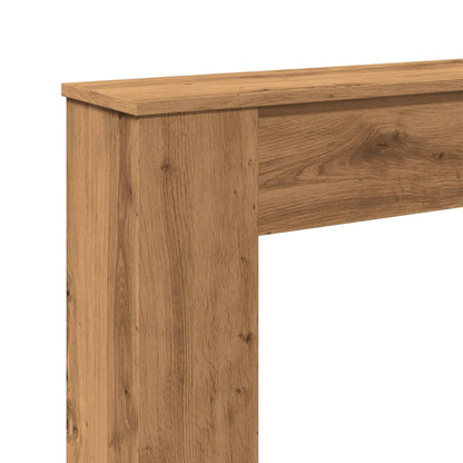 Kaminumrandung Artisan-Eiche 100x20x100 cm Holzwerkstoff