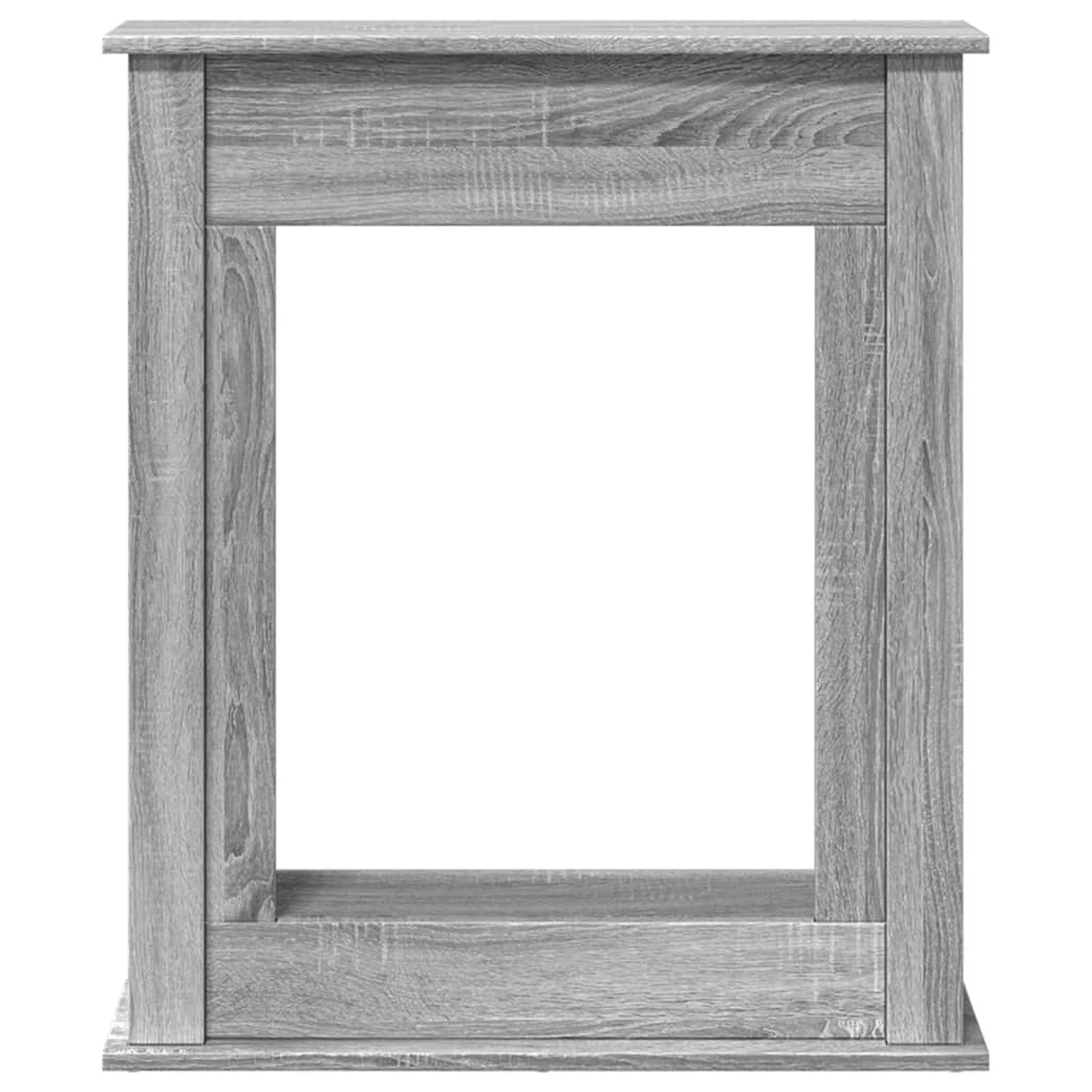 Kaminumrandung Grau Sonoma 75x20x87,5 cm Holzwerkstoff