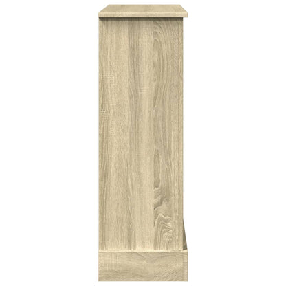 Kaminumrandung Sonoma-Eiche 90x30x90 cm Holzwerkstoff