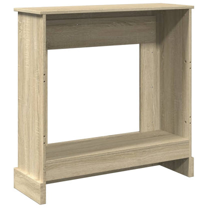 Kaminumrandung Sonoma-Eiche 90x30x90 cm Holzwerkstoff
