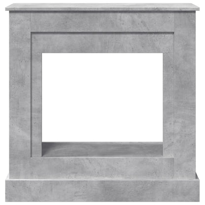 Kaminumrandung Betongrau 90x30x90 cm Holzwerkstoff