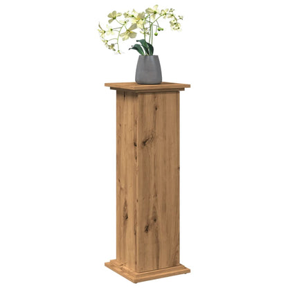 Postament mit Stauraum Artisan-Eiche 31x30x90 cm Holzwerkstoff