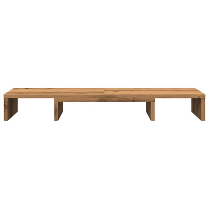 Monitorständer Verstellbar Artisan-Eiche 80x24x10,5 cm