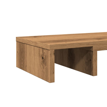 Monitorständer Verstellbar Artisan-Eiche 80x24x10,5 cm