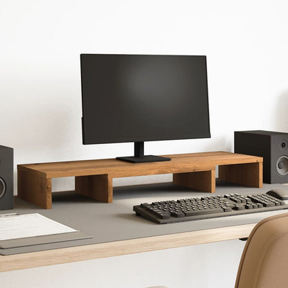 Monitorständer Verstellbar Artisan-Eiche 80x24x10,5 cm