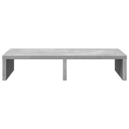 Monitorständer Betongrau 50x27x10 cm Holzwerkstoff