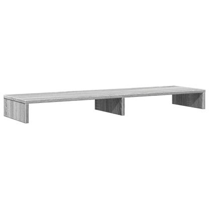 Monitorständer Grau Sonoma 100x27x10 cm Holzwerkstoff