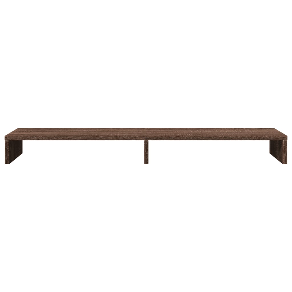 Monitorständer Braun Eichen-Optik 100x27x10 cm Holzwerkstoff