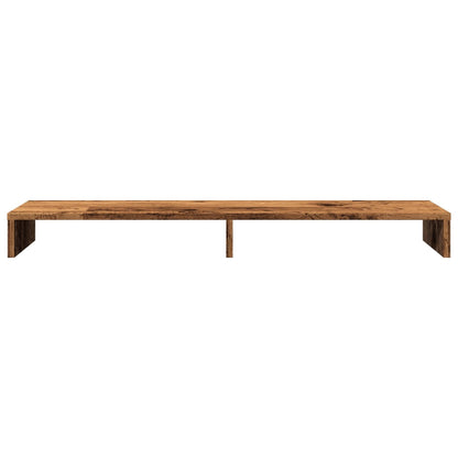 Monitorständer Altholz-Optik 100x27x10 cm Holzwerkstoff