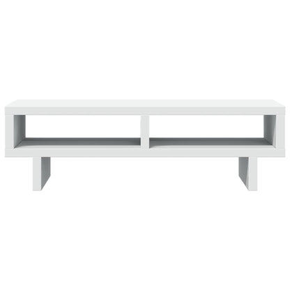 Monitorständer Weiß 50x27x15 cm Holzwerkstoff