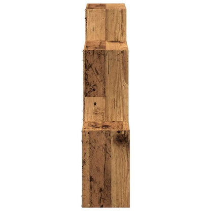 Wandschrank 78x18x71 cm Altholz-Optik Holzwerkstoff
