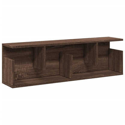 Wandschrank 100x20x30 cm Braun Eichen-Optik Holzwerkstoff
