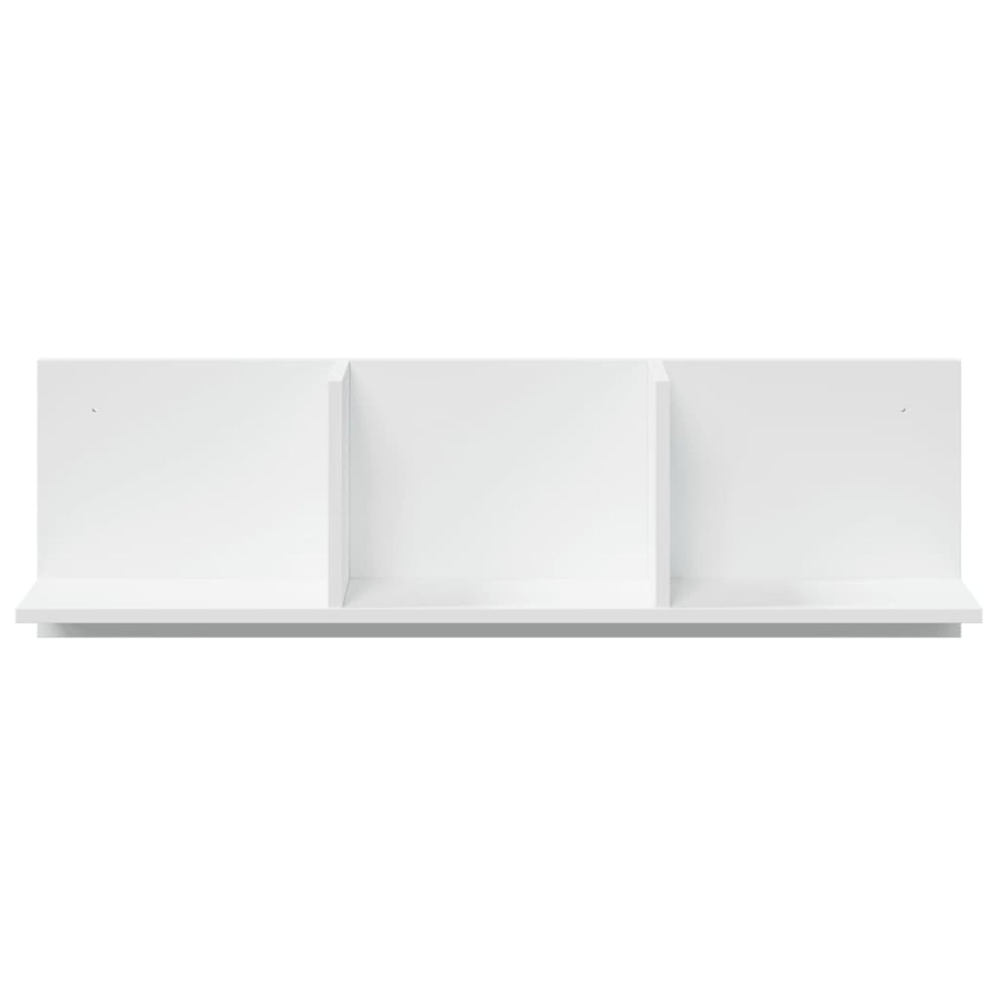 Wandschrank 100x16,5x30 cm Weiß Holzwerkstoff