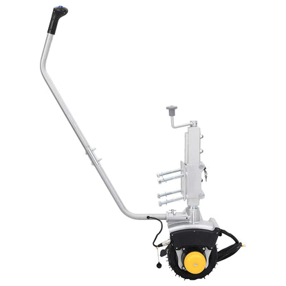 Stützrad für Anhänger 12 V 550 W Aluminium