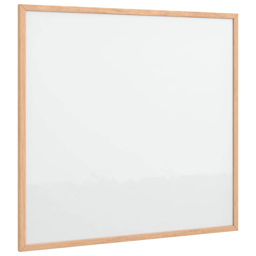 Magnetisches Whiteboard mit massivem Kiefernholzrahmen 60x55 cm