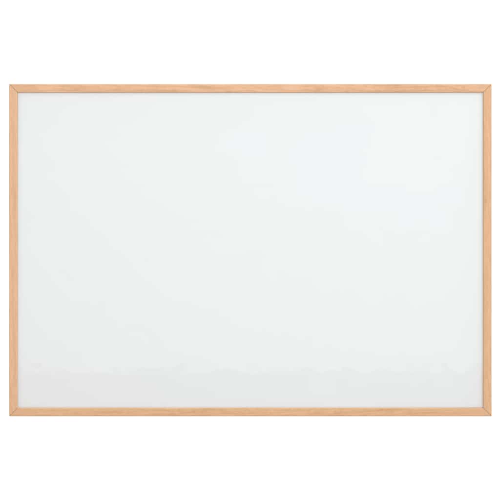 Magnetisches Whiteboard mit massivem Kiefernholzrahmen 80x55 cm