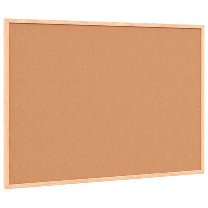 Magnetisches Whiteboard mit massivem Kiefernholzrahmen 80x55 cm
