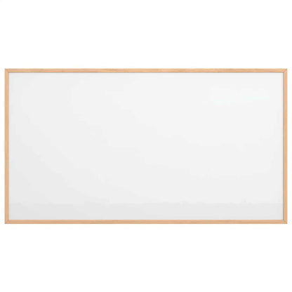 Magnetisches Whiteboard mit massivem Kiefernholzrahmen 100x55cm