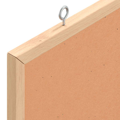 Korktafel mit massivem Kiefernholzrahmen 100x55 cm