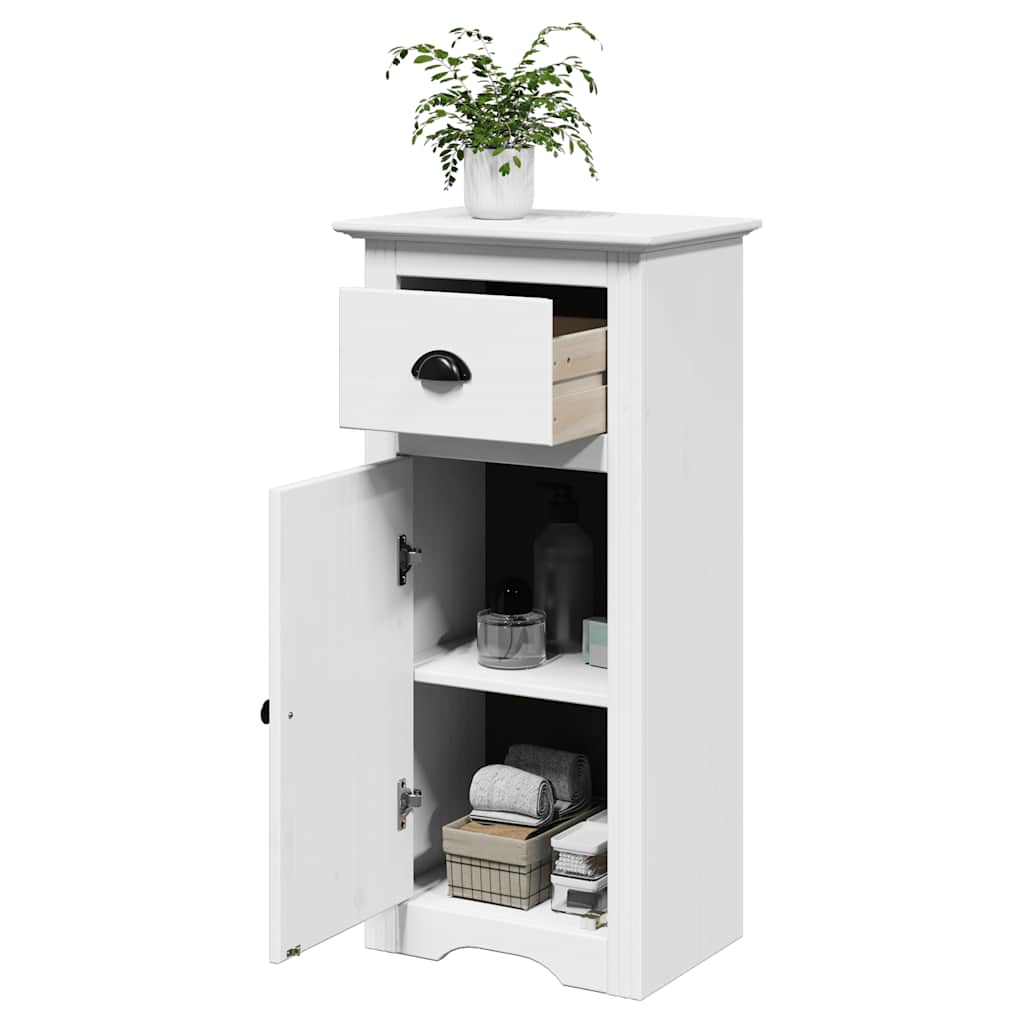 Badeværelsesskab BODO Hvid 44x30x90 cm