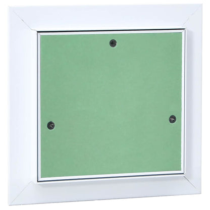 Revisionsklappe Weiß 20 x 20 cm Aluminium und Gipskarton