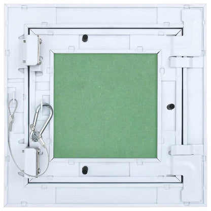 Revisionsklappe Weiß 20 x 20 cm Aluminium und Gipskarton