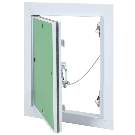 Revisionsklappe Weiß 20 x 25 cm Aluminium und Gipskarton