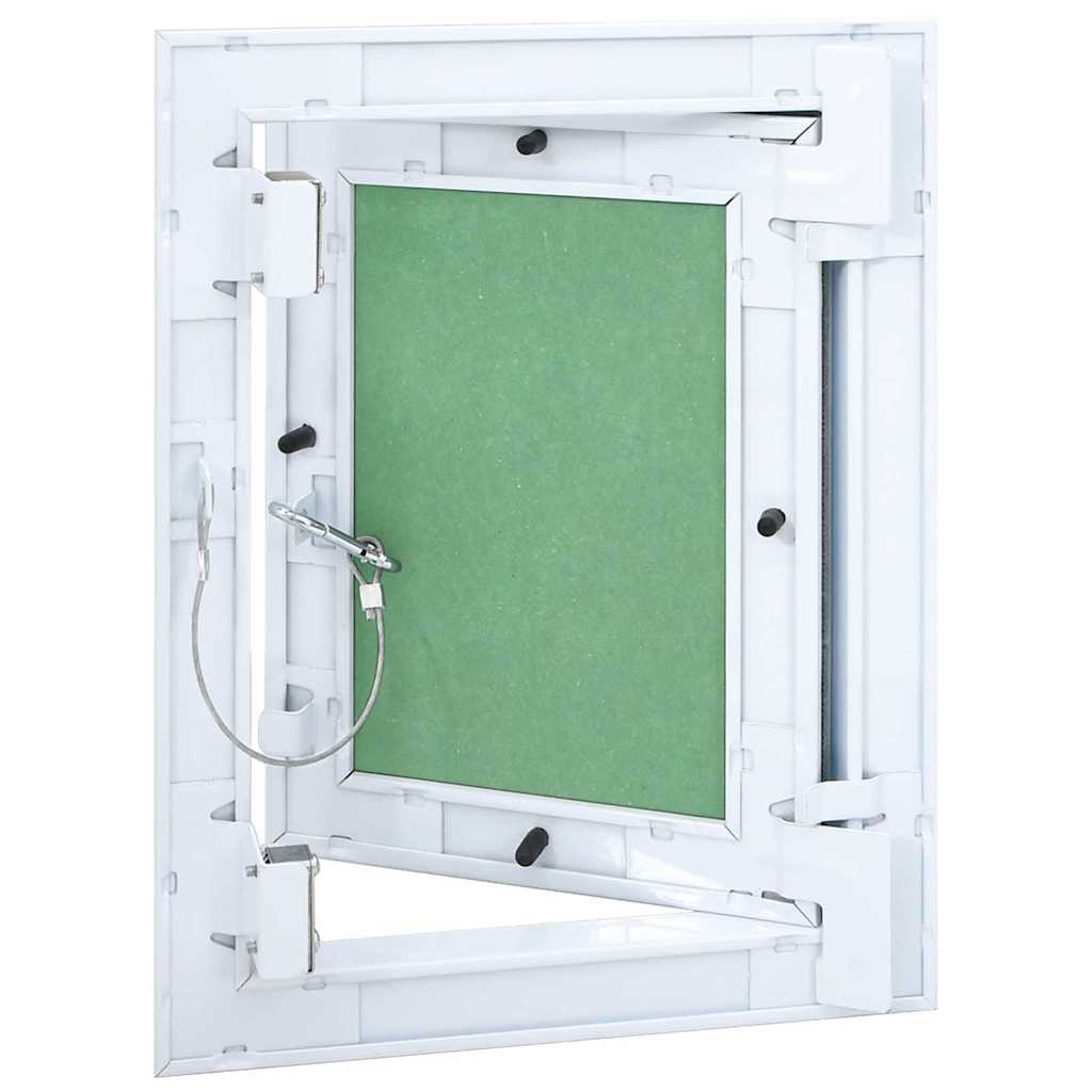 Revisionsklappe Weiß 20 x 25 cm Aluminium und Gipskarton