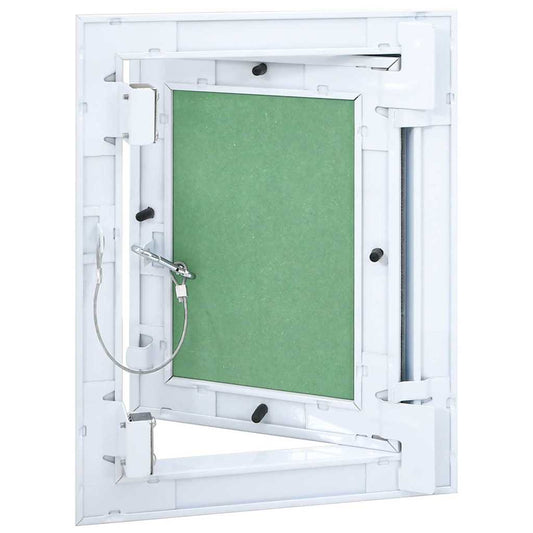Revisionsklappe Weiß 20 x 25 cm Aluminium und Gipskarton
