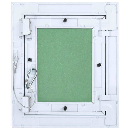 Revisionsklappe Weiß 20 x 25 cm Aluminium und Gipskarton