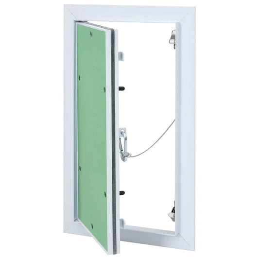 Revisionsklappe Weiß 20 x 35 cm Aluminium und Gipskarton