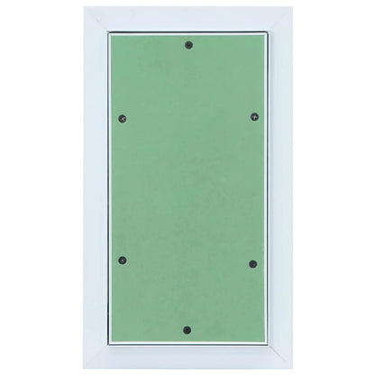 Revisionsklappe Weiß 20 x 35 cm Aluminium und Gipskarton