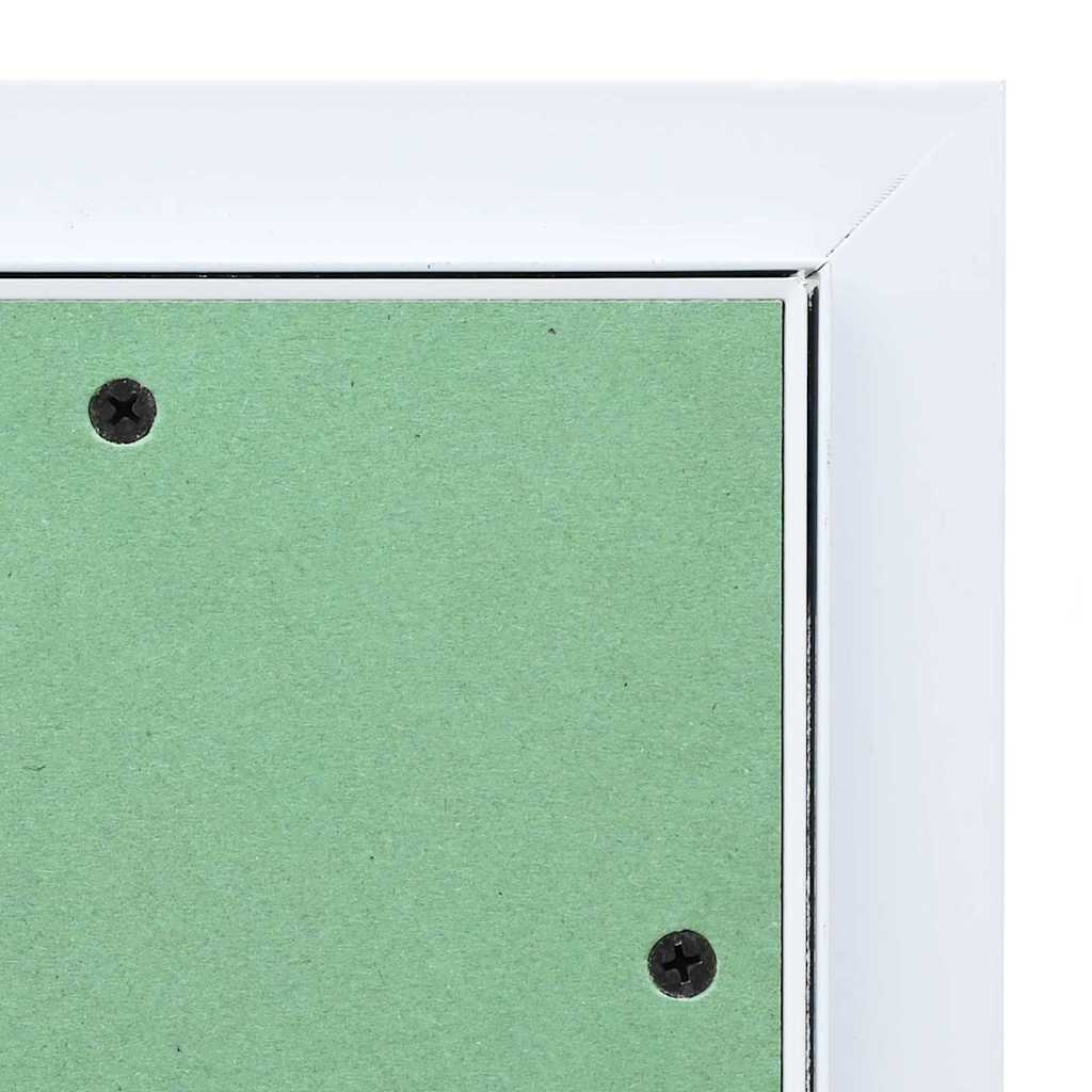 Revisionsklappe Weiß 25 x 30 cm Aluminium und Gipskarton