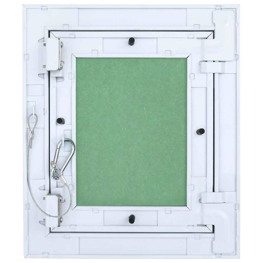 Revisionsklappe Weiß 25 x 30 cm Aluminium und Gipskarton