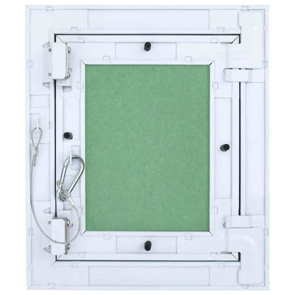 Revisionsklappe Weiß 25 x 30 cm Aluminium und Gipskarton