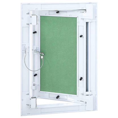 Revisionsklappe Weiß 25 x 35 cm Aluminium und Gipskarton