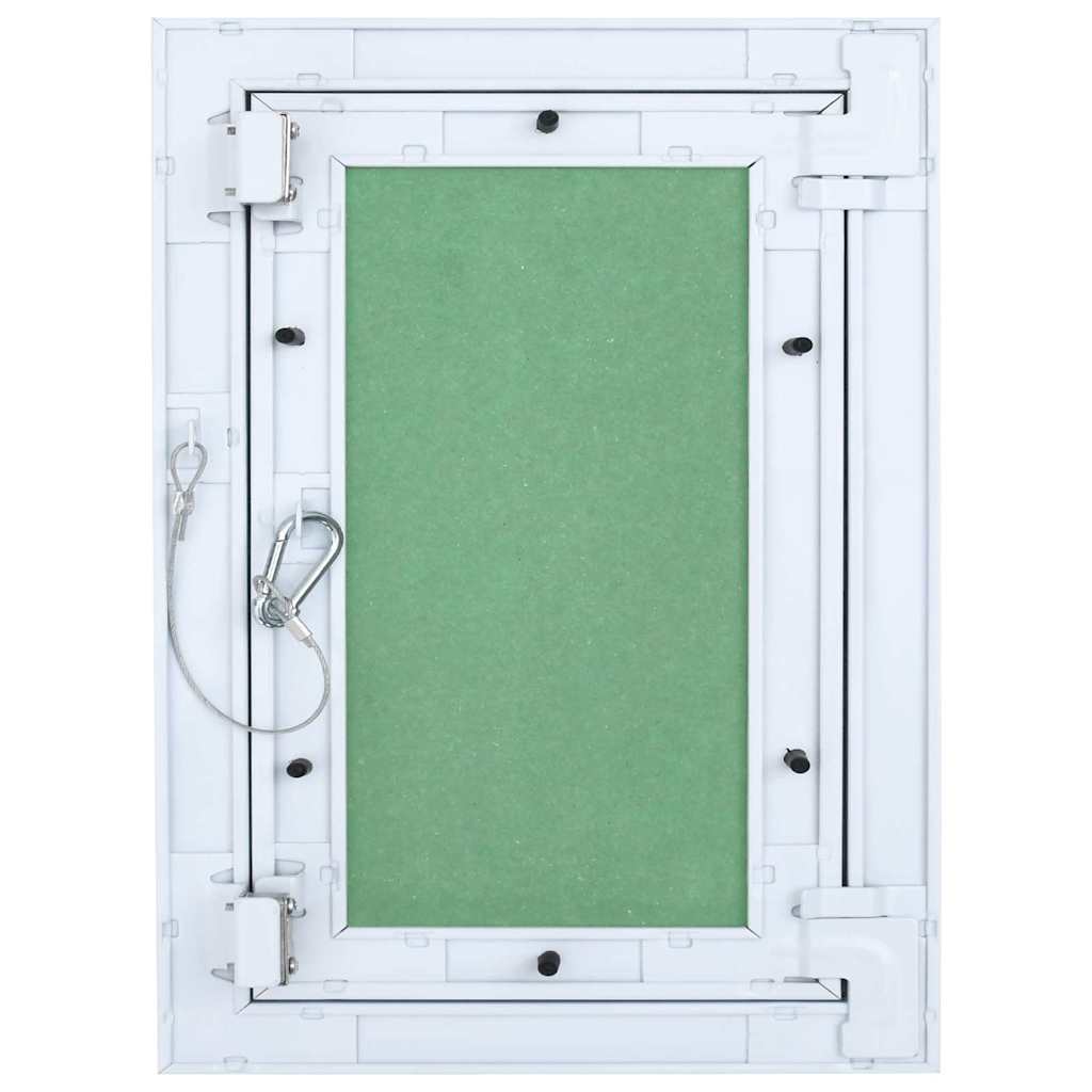 Revisionsklappe Weiß 25 x 35 cm Aluminium und Gipskarton