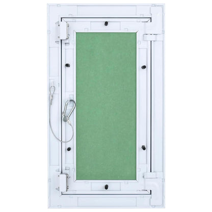 Revisionsklappe Weiß 25 x 45 cm Aluminium und Gipskarton