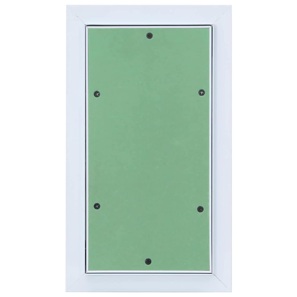 Revisionsklappe Weiß 25 x 45 cm Aluminium und Gipskarton