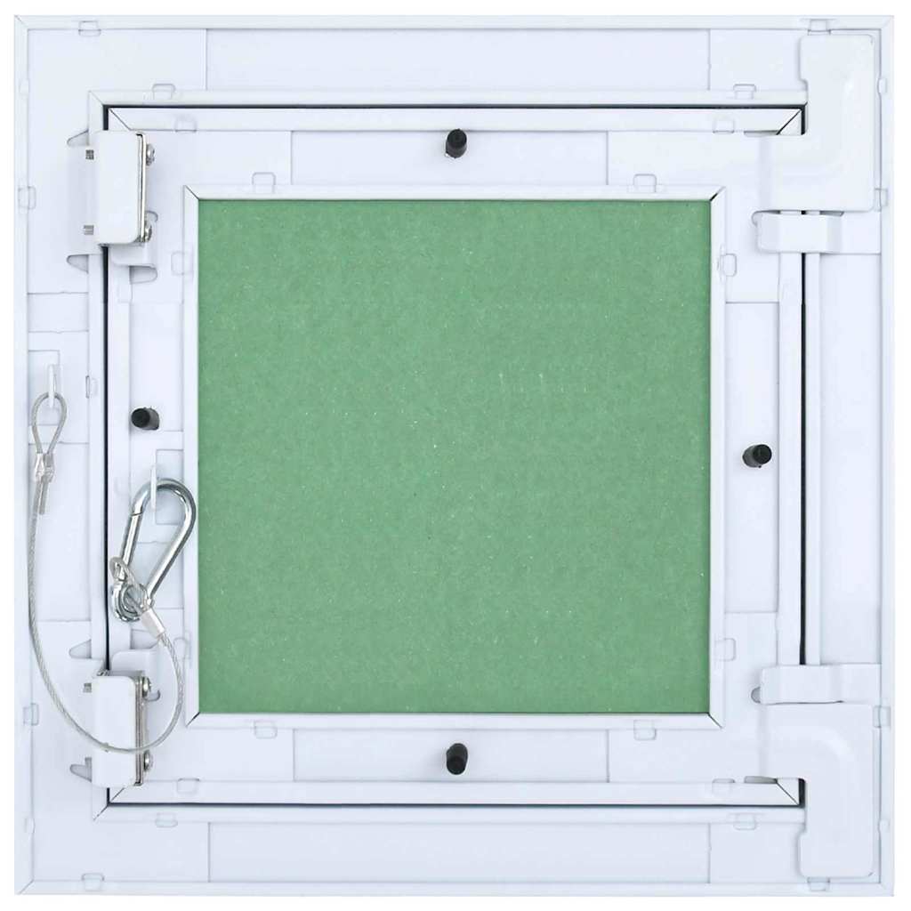 Revisionsklappe Weiß 30 x 30 cm Aluminium und Gipskarton