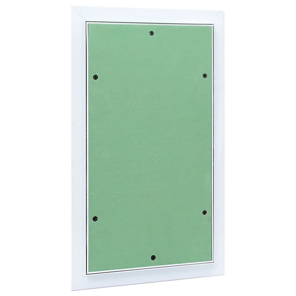 Revisionsklappe Weiß 30 x 45 cm Aluminium und Gipskarton