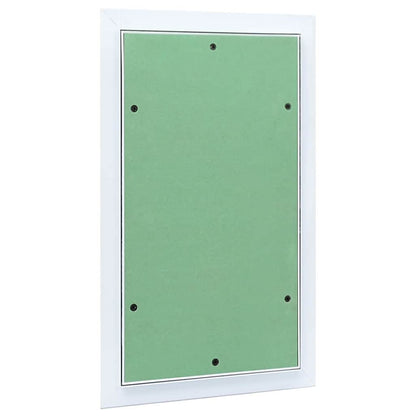 Revisionsklappe Weiß 30 x 45 cm Aluminium und Gipskarton