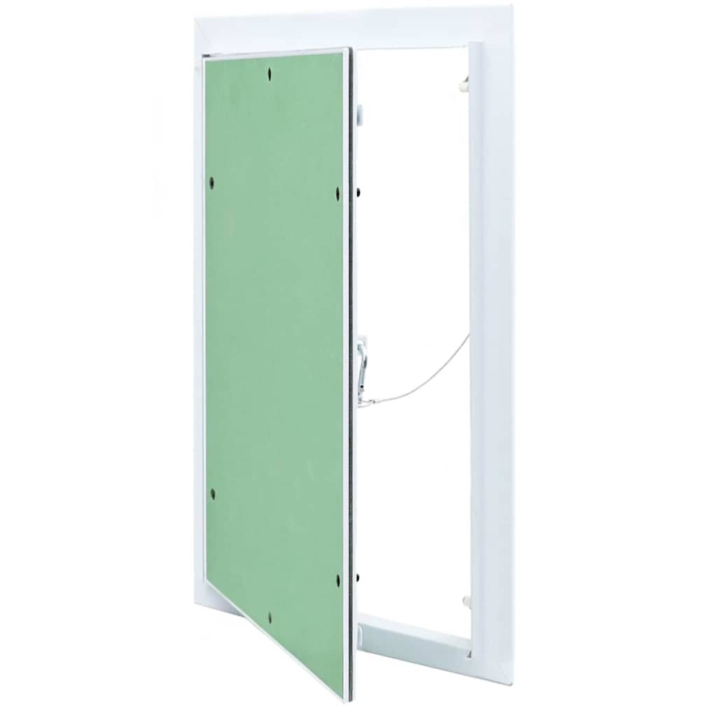 Revisionsklappe Weiß 30 x 45 cm Aluminium und Gipskarton