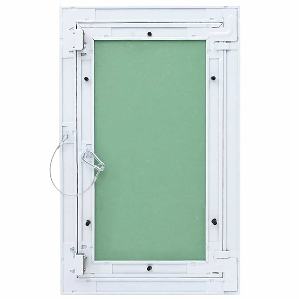 Revisionsklappe Weiß 30 x 45 cm Aluminium und Gipskarton