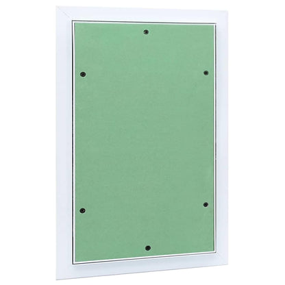 Revisionsklappe Weiß 35 x 45 cm Aluminium und Gipskarton